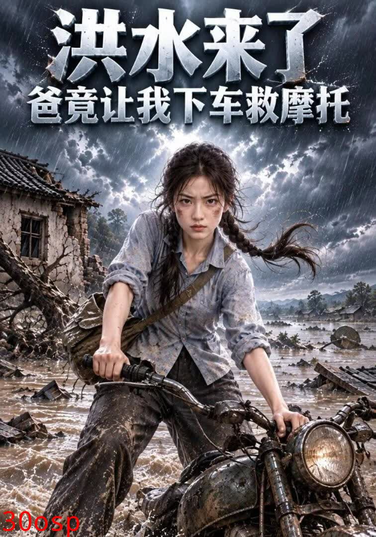 洪水来了爸竟让我下车救摩托